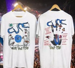 The Cure 1992 Rare Wish Tour T-Shirt Concert Rock 90S Music Gift Fans