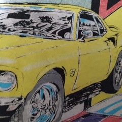 Vintage 1984 John Galt Thunder Racing Men’s XL T Shirt Black Hot Rod Car
