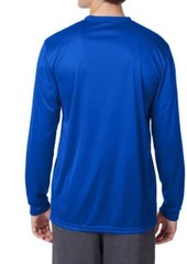 Hanes 482L Adult Cool DRI w/Fresh IQ Long-Sleeve Performance T-Shirt Deep Royal