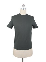 Kired Dark Green Solid Crewneck Cotton T-Shirt – Extra Slim – (KR6120232)