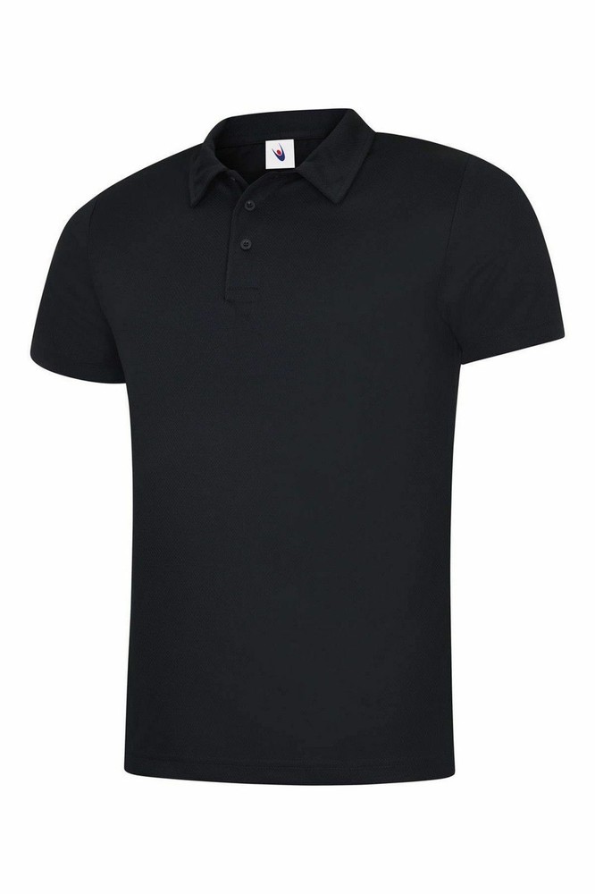 Mens Sports Poloshirt UNEEK UC125 Ultra Cool Breathable Gym Running Polo Shirt T