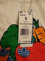 Size S – adidas OG Always Fresh Long Sleeve Tee White HD5258 (New w/tags)