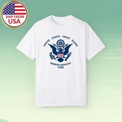 UNITED STATES COAST GUARD Men’s White Size S-5XL