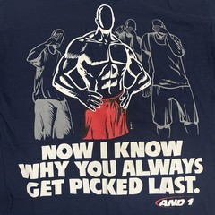 Vintage AND1 Trash Talk Shirt Made In USA 90s Size L
