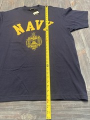 VTG US Naval Academy Mens Shirt XL Blue XL Navy NWT Gear For Sports Scientia