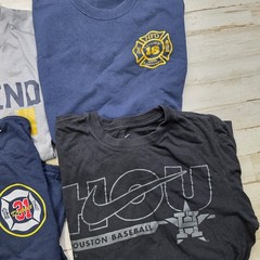 Lot of 8 Men’s MED Graphic T-Shirts Mixed Brand Random Lot of Tees