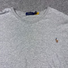 Polo Ralph Lauren T-Shirt Mens 2XB Heather Gray Flesh Pony Logo Casual