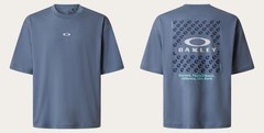 Oakley Enhance Qdc Tee Grip 4.0 Short Sleeve T-Shirt Mist Blue Large