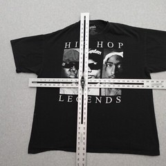 Hip-Hop Legends Shirt Adult 2XL 2Pac Eazy-E Biggie 90s Music Rap Tee 29×25