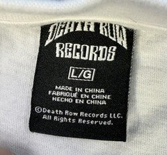 Death Row Records Doberman Dogs White Shirt Snoop Dog Size Large Preowned
