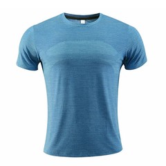 Mens Short Sleeve Sport t Shirt Quick Dry Running Compression T-shirt Breathable