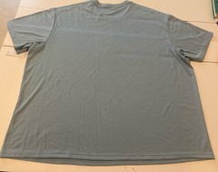 Athletic Works mens Aqua Heather Crew Tee T Shirt 3xL NWT