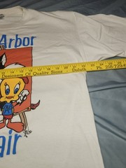 Ann Arbor Michigan 1993 Tweety Bird Art Fair T Shirt USA Vintage Size XL Cartoon