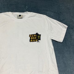 Real Bad Man T Shirt Mens Medium White That’s A Legal Lift Graphic Print Cotton