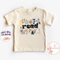 Read Books School Pencils Teacher Student Comfort Tee