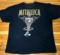 Metallica King Nothing T-Shirt XL Pushead Skull Faded Charcoal Boxy Band Tee