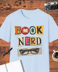 Book Nerd Glasses T-Shirt