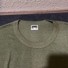 Vintage 1950s Stedman Shirt 60s Deadstock Large OG Army Green Combed Cotton USA