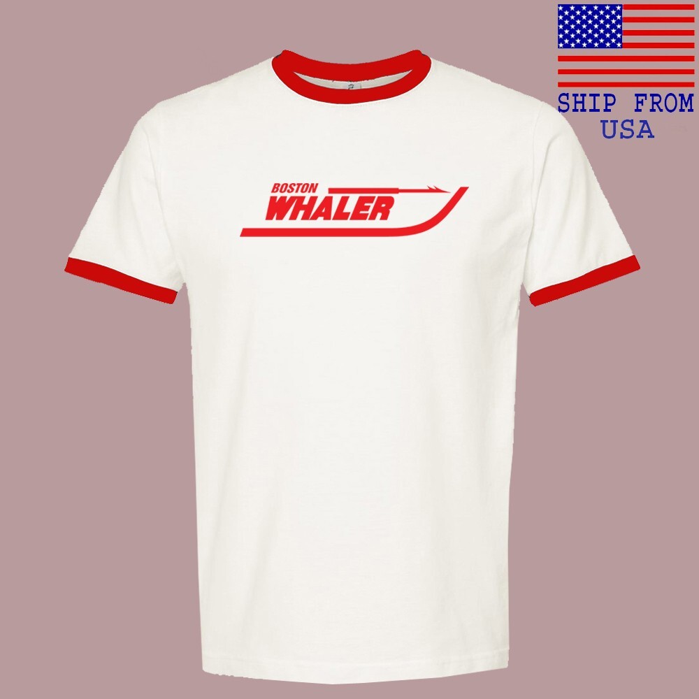 Boston Whaler Men’s Ringer Red Size S-3XL