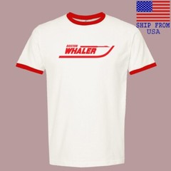 Boston Whaler Men’s Ringer Red Size S-3XL