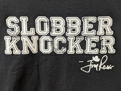 Jim Ross Slobber Knocker Men’s XL Black T Shirt Good Ol JR WWE Wrestling WCW WWF