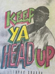 **Vintage** 2Pac Shakur Keep Ya Head Up T-Shirt – Hip Hop Men’s Size M Tupac