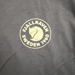 Fjallraven Shirt Mens 2XL Black Sweden Graphic Outdoor Tee T-Shirt 1960 Logo