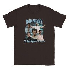 Vintage Bad Bunny Graphic Tee: 90s Retro Style Music Shirt