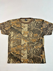 Vintage Ace Sportswear Single Stitch Sniper Camo Mens T-Shirt L Brown Ringer 80s