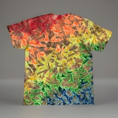 *New* 3XL & 4XL Handmade Tie Dye, Autumn Spectrum Cocoa, Crew or V-Neck