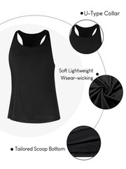 Men’s 2 Pack Gym Workout Tank Tops YBack Muscle Tee Stringer Bodybuilding Sle…