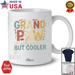 Custom Name Vintage Grandpa Paw Definition Cooler; Father’s Day Dog Cat T-Shirt
