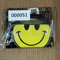 Smiley Face Military Helmet Graphic T-Shirt Black Men’s Large Streetwear Tee