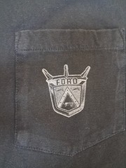 Mens Pocket T-shirt – Ford Logo Clothing Apparel Accessories Gifts Dad Tee 2XL