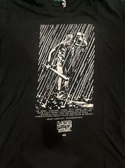 “Frankenstein” Laser Wolf Attack L Black T-Shirt Pre-Worn & Washed Andrew McLean
