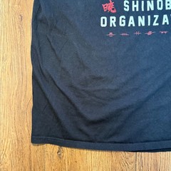 Naruto Shippuden Akatsuki Shinobi Organization Black Cloud Graphic Shirt Mens XL
