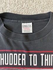 RARE Shudder to Think Pony Express Record Long Sleeve With Back Design Size XL