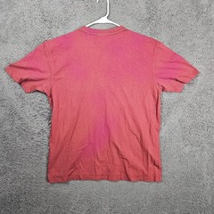Scotch & Soda Mens Irregular Wash Red Graphic Patch T-Shirt Size M