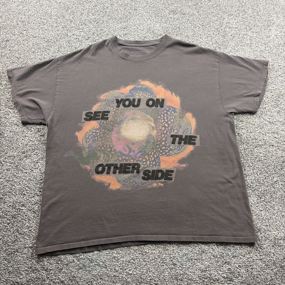 Travis Scott Shirt Large Gray Astroworld Fest See You On The Other Side 2021