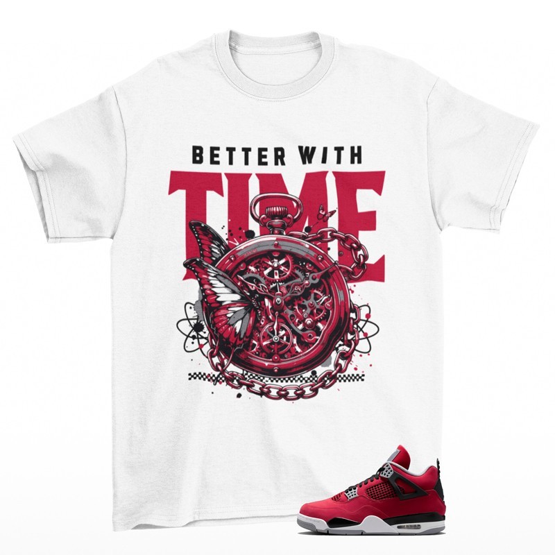 Timeless Sneaker Shirt White to Match Jordan 4 Toro FQ8138-600