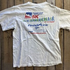 Finish Line 5k 500 Festival 2008 Indianapolis IN Men’s T-Shirt Size M