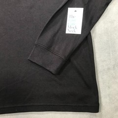Croft & Barrow T Shirt Men’s XL Black The Easy Care Mock Neck Long Sleeve NEW