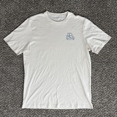 NWT Travis Mathew Beige Tropical Bar Crawl Golf Shirt Mens Large