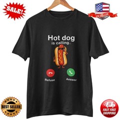 Funny Hot Dog Shirt Food Joke Tee Gag Gift Humor T Shirt Casual Graphic Tee