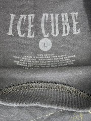 Ice Cube T-Shirt ‘Peace’ O’Shea Jackson Men’s Black 100% Cotton Size Large