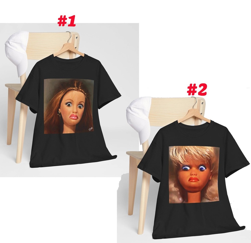 Barbie Disgusted Face Funny Meme T-Shirt