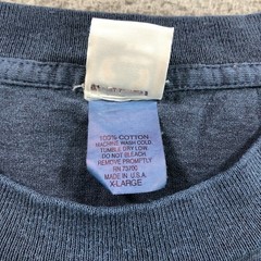 VTG Hang Ten Shirt Men XL Large Blue Faded Single Stitch Surf Skate Made In USA