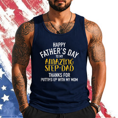 Happy Father’s Day Step dad Tank top