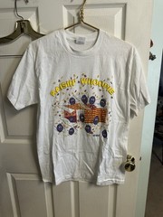 VNT 90s Single Stitch raisin Whoopie Funny Graphic Puffy Paint T-Shirt Thin Sz L