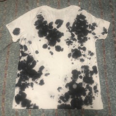 AC/DC Back In Black Tie Dye Vintage Men’s T-Shirt Size Large Cow Print